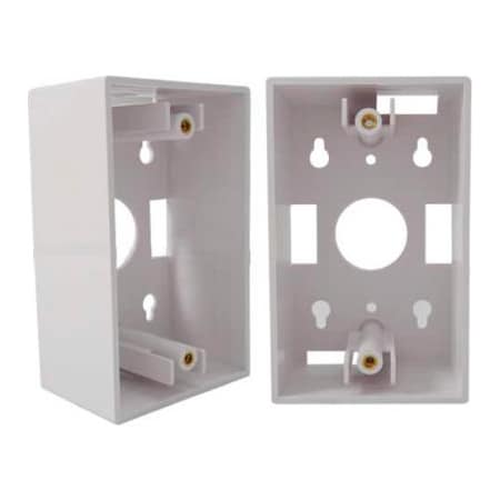 Chiptech, Inc Dba Vertical Cable Electrical Box, Junction Box Type, 1 Gang 022-118WH